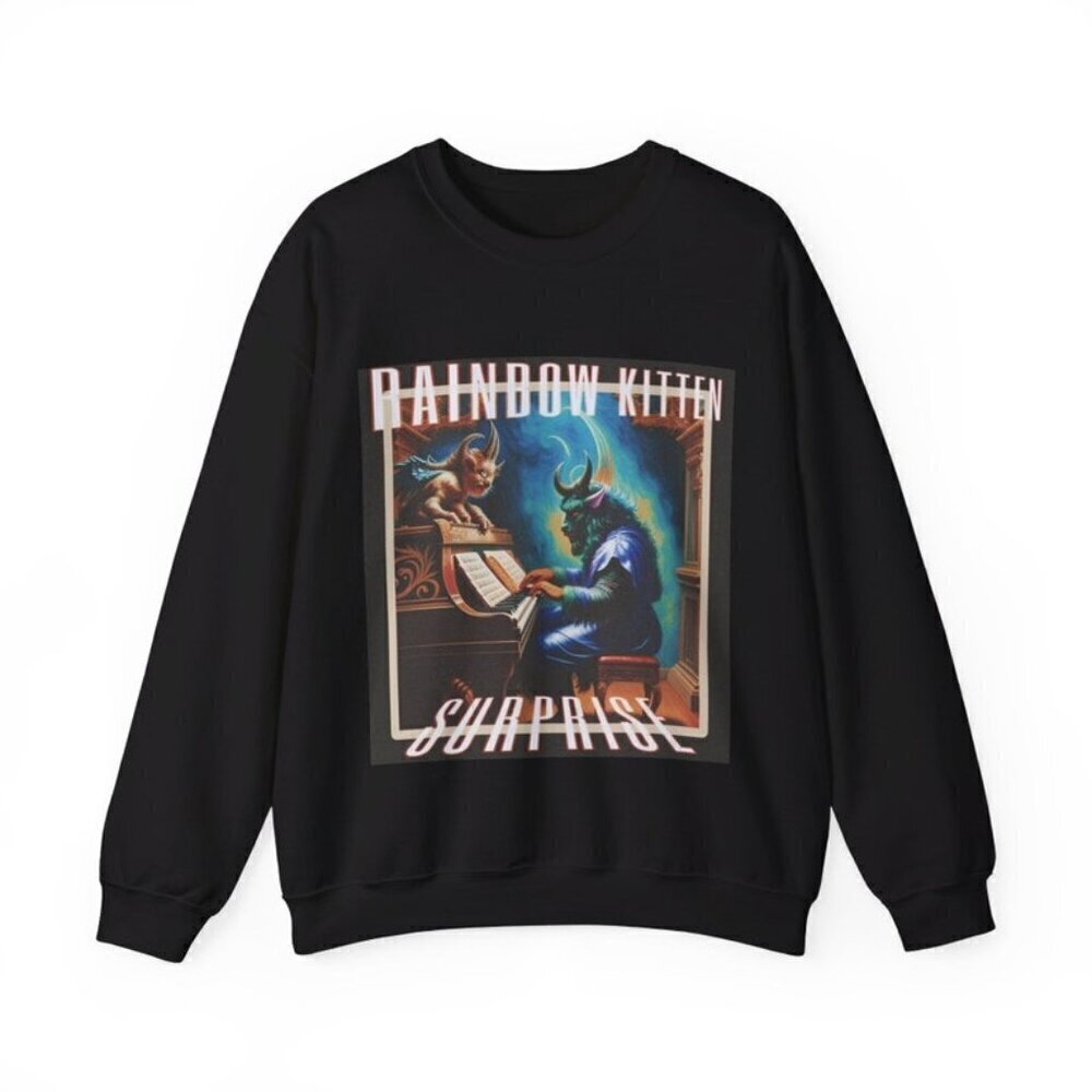 Rainbow Kitten Surprise Indie Band Graphic Fan Sweatshirt